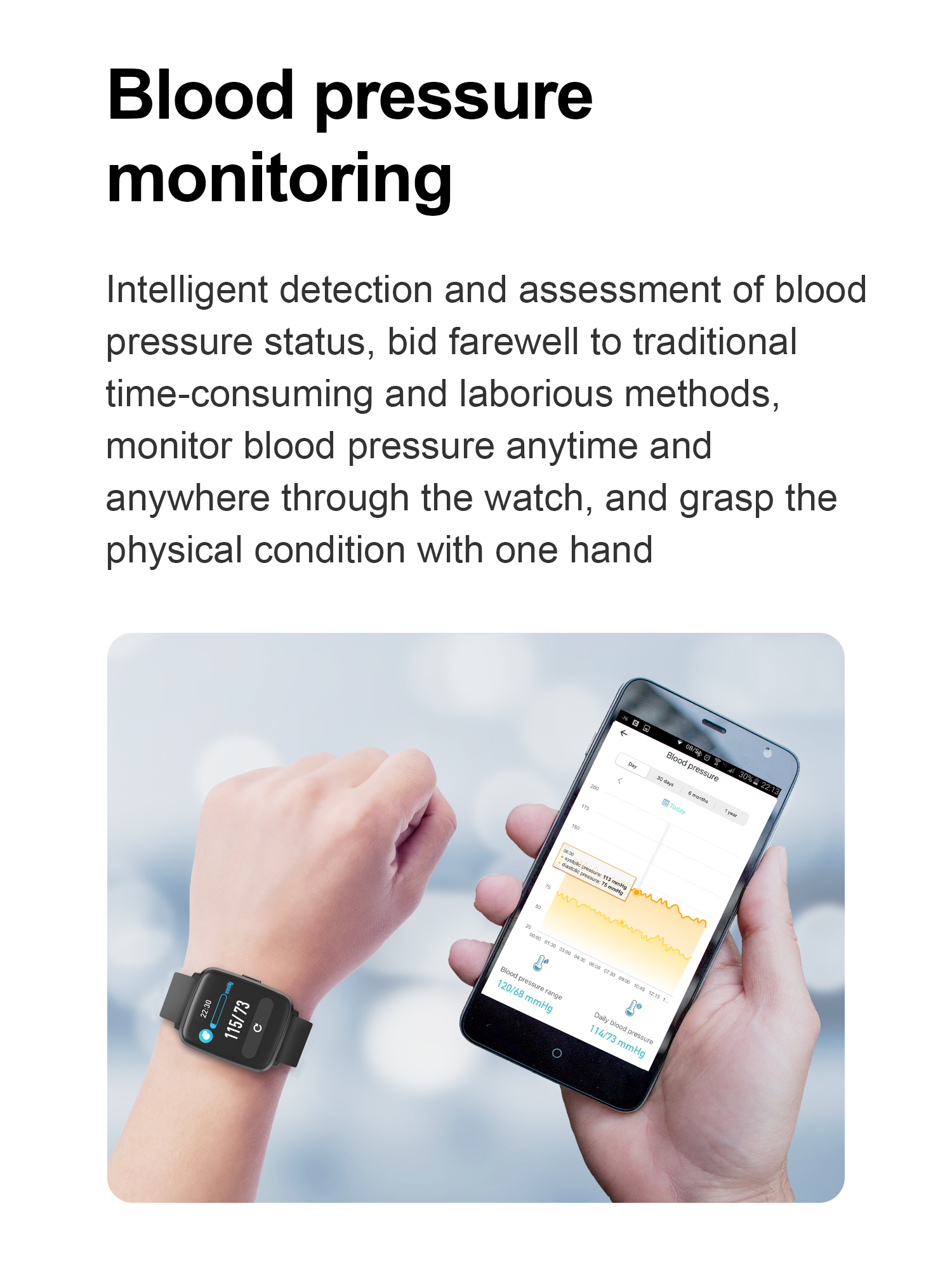Body temperature measurement smart watch manufacturer