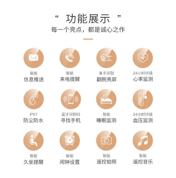 智能手环功能